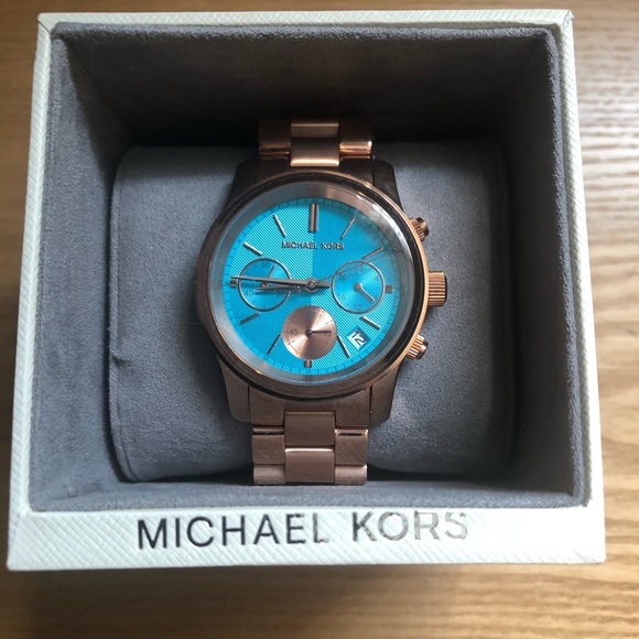 MK Runway Round Rose Gold-tone Watch MK6164 - Picture 3 of 8